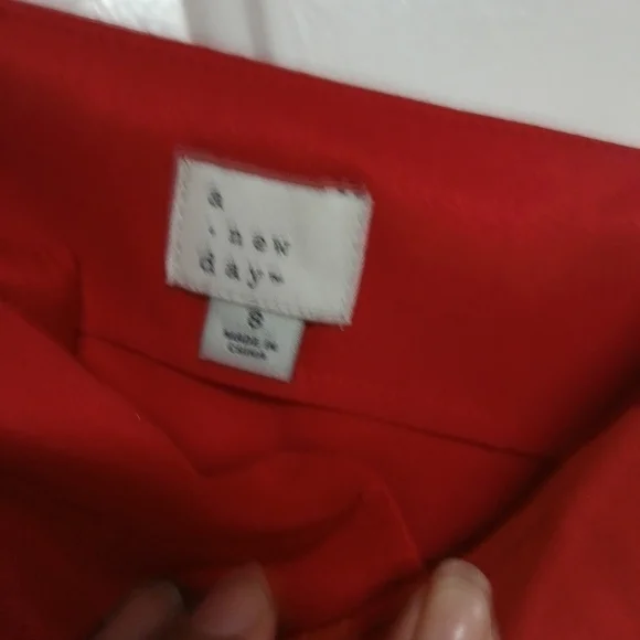 🦄A new day Red Bow Midi Dress Size M 20" - Picture 6 of 6